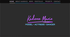 Desktop Screenshot of kadence-marie.com